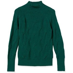 NEW: Chinky Knit Ultrasoft Green Cable Knit Sweater